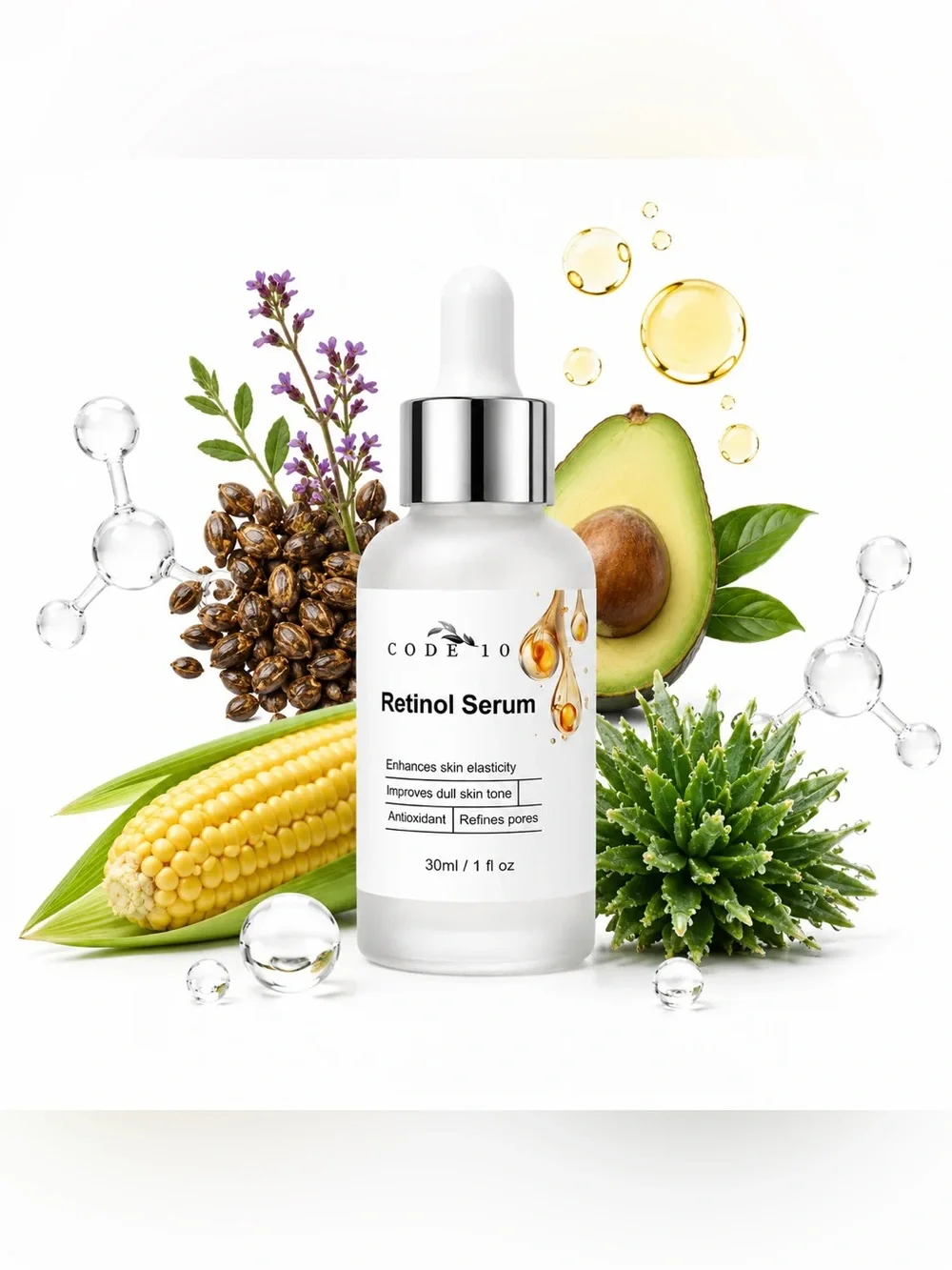 CODE 10 Retinol Serum - 30ml / 1 fl oz NEW